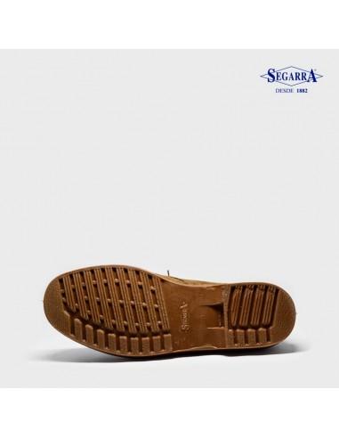 Bota Segarra Modelo 5501 Agricola Color Natural Fabricado en España en Piel Serraje