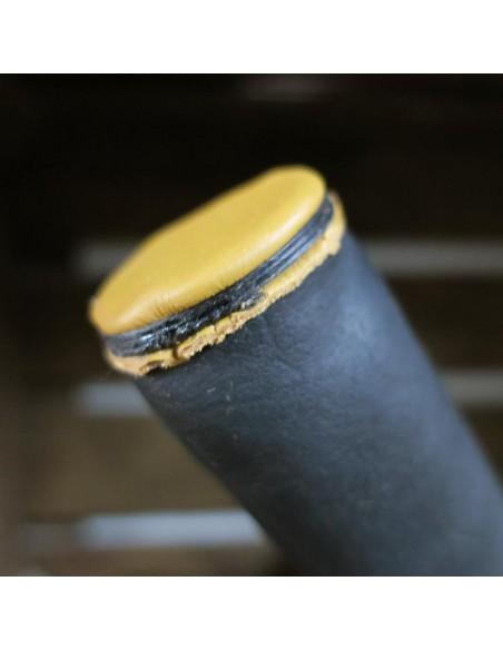 Bota Porrón de Vino de Pez Color Oscuro AUTÉNTICA PIEL DE CABRA