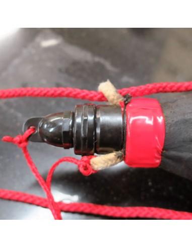 Bota de Vino de Pez en forma de Botella AUTÉNTICA PIEL DE CABRA