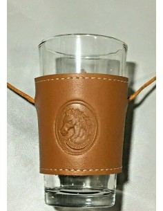 Porta Vaso CATA VINO de Piel para Ferias y Romerías