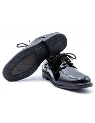 Zapatos de Charol Negro para Músicos de Bandas y Agrupaciones Musicales - Cómodos y Acolchados