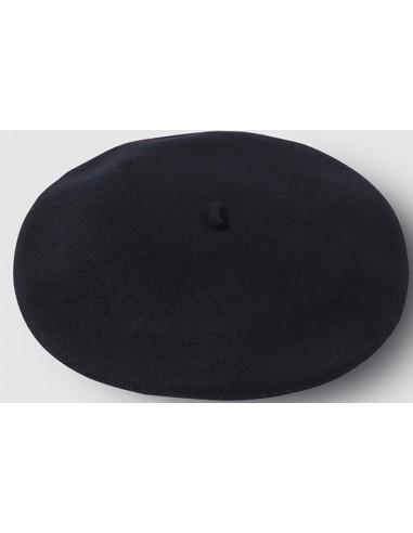 Boina Vasca Negra Lana 100% | FABRICADA EN ESPAÑA