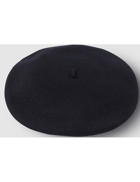 Boina Vasca Negra Lana 100% | FABRICADA EN ESPAÑA