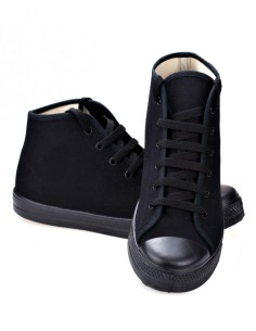 Bota negra para Costaleros y Nazareno Fabricada en España - Cruan tipo Basket hasta la talla 47