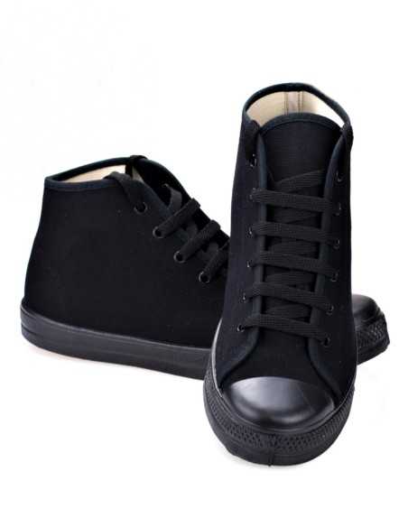 Bota negra para Costaleros y Nazareno Fabricada en España - Cruan tipo Basket hasta la talla 47