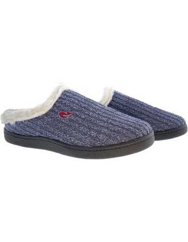 Zapatillas Plumaflex abierta hombre de estar por casa 12291 Jeans Lana Priorat