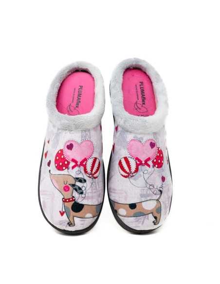 Zapatillas Plumaflex descalzarse Mujer con Plantilla Extraíble 12213 Perro Globo Zapatillas Plumaflex descalzarse Mujer con Plantilla Extraíble 12213 Perro Globo