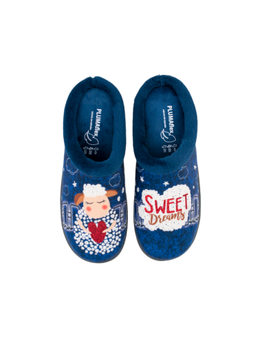 Zapatillas Plumaflex descalzarse Mujer con Plantilla Extraíble 12213 Oveja