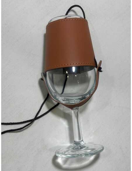 Porta CATA VINO de Piel personalizado con Grabado Láser para Ferias y Romerías