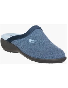 Zapatillas Plumaflex de Mujer con Cuña y Plantilla Extraíble 14214 Marino 2