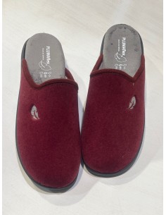 Zapatillas Plumaflex de Mujer con Cuña y Plantilla Extraíble 14110 Burdeos