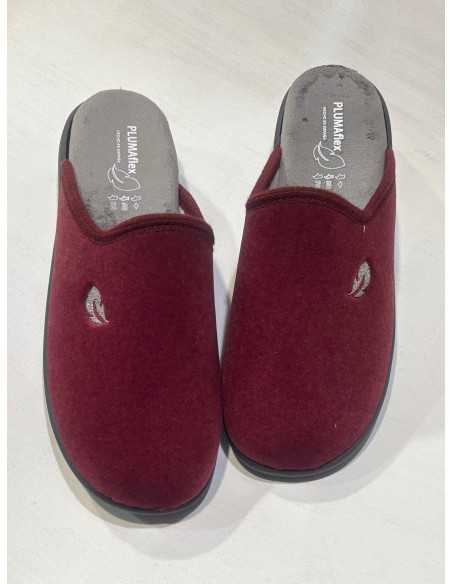 Zapatillas Plumaflex de Mujer con Cuña y Plantilla Extraíble 14110 Burdeos Zapatillas Plumaflex de Mujer con Cuña y Plantilla Extraíble 14110 Burdeos