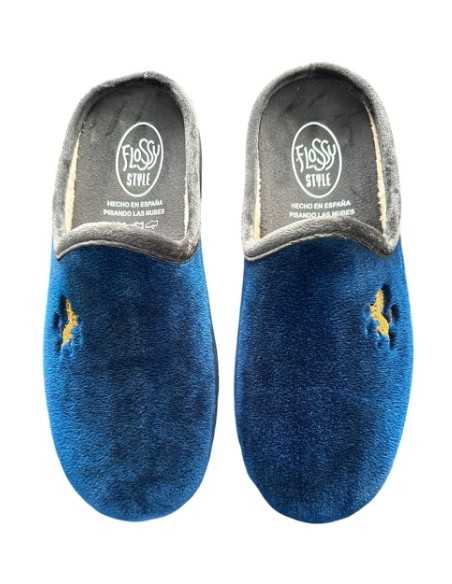 Zapatillas Flossy de Descalzarse hombre con Plantilla de descanso 27-117 Marino Zapatillas Flossy de Descalzarse hombre con Plantilla de descanso 27-117 Marino
