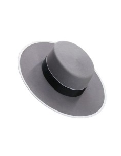 Sombrero Cordobés Lana color Gris Plata - Oliver Hats