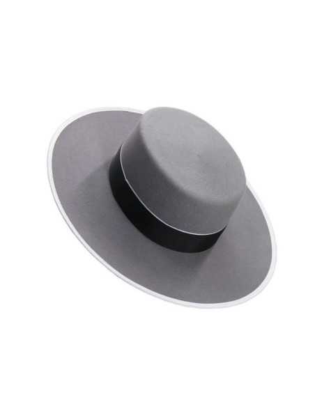 Sombrero Cordobés Lana color Gris Plata - Oliver Hats
