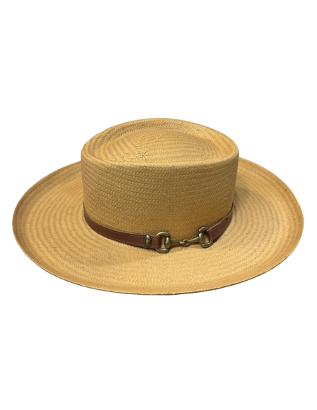 sombrero gambler con bocado