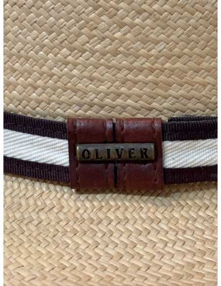 sombrero gambler panamá cinta bicolor oliver
