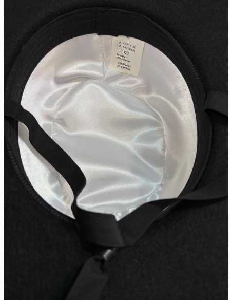 sombrero ala ancha forrado