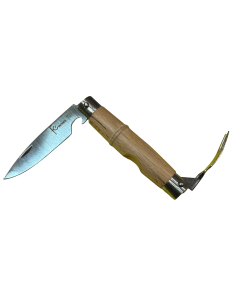 NAVAJA con tenedor y abre-botellas FLORES CORTÉS DON BENITO - Inoxidable - Hoja 7 cm 2