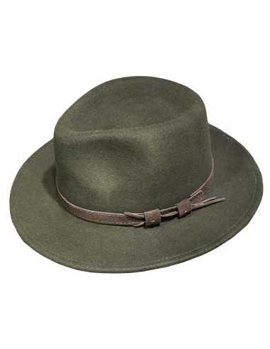 sombrero Lana verde invierno para caza y montería