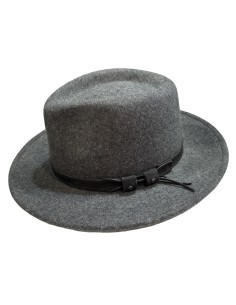 sombrero lana gris mezcla