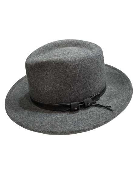 sombrero lana gris mezcla sombrero lana gris mezcla