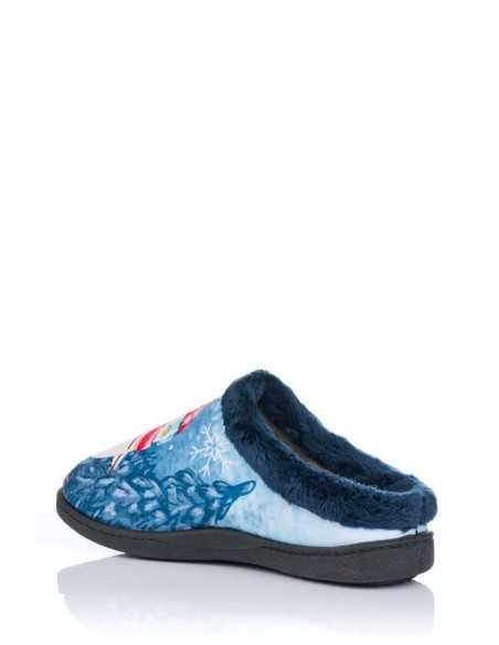 Zapatillas Plumaflex descalzarse Mujer con Plantilla Extraíble 12213 Pingüino Azul