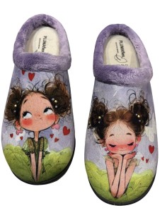Zapatillas de casa Plumaflex Relax Mujer con Plantilla Extraíble 12213 Chica Moño