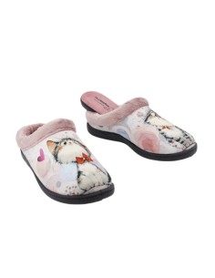 Zapatillas Plumaflex descalzarse Mujer con Plantilla Extraíble 12213 Gatito 2