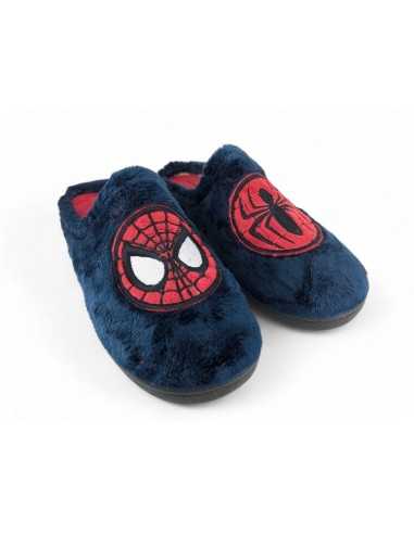 Zapatilla Plumaflex abierta hombre de estar por casa Spiderman 12227 Azul