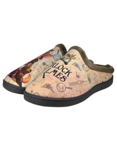 Zapatillas Plumaflex abierta hombre de estar por casa Sherlock Holmes 12229