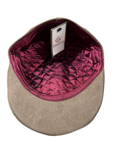Gorra Stripe Drap Marrón