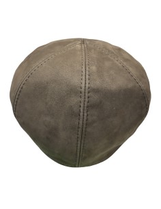 Gorra 100% Piel Auténtica | Ischia Nappa Wax Marrón Oscuro | Fabricada por BEIRETS 2