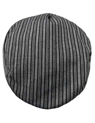 gorra campera rayas grises bebé