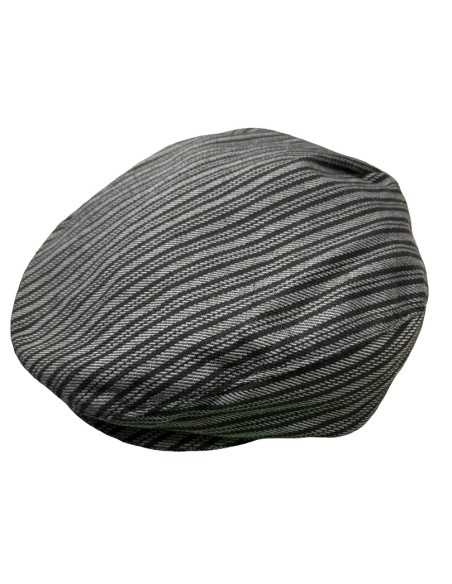 Gorra Campera rayas grises Romería para Bebé, niño y adulto