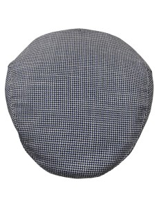 Gorra Campera plana niño pata de gallo azul | Fabricada en España por Beirets 2