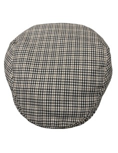 Gorra Campera plana niño y bebé pata de gallo marrón y beig | Fabricada en España por Beirets 2