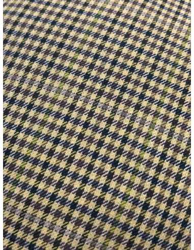 Gorra Campera plana niño cuadritos verdes