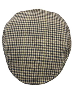 Gorra Campera plana niño cuadritos verdes| Fabricada en España por Beirets 2