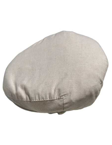 Gorra Campera plana niño y bebé beig liso | Fabricada en España por Beirets