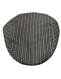 Gorra Campera plana niño y bebé rayas grises romería 2