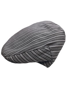 Gorra Campera niño rayas grises de romería