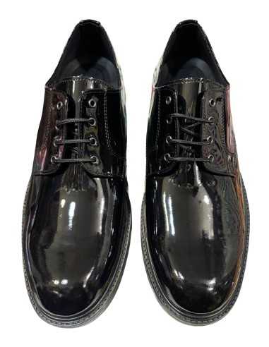 Zapatos de Charol Negro para Músicos de Bandas y Agrupaciones Musicales - Gran Comodidad con plantilla extraíble