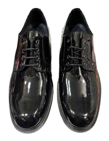 Zapatos de Charol Negro para Músicos de Bandas y Agrupaciones Musicales - Gran Comodidad con plantilla extraíble