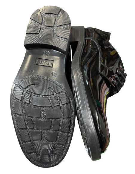 Zapatos de Charol Negro para Músicos de Bandas y Agrupaciones Musicales - Gran Comodidad con plantilla extraíble