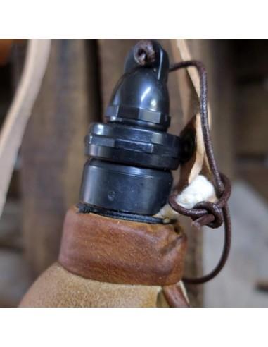 Bota de Vino Envejecida Interior de Látex AUTÉNTICA PIEL DE CABRA