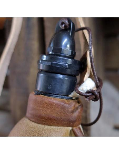 Bota de Vino Envejecida Interior de Látex AUTÉNTICA PIEL DE CABRA