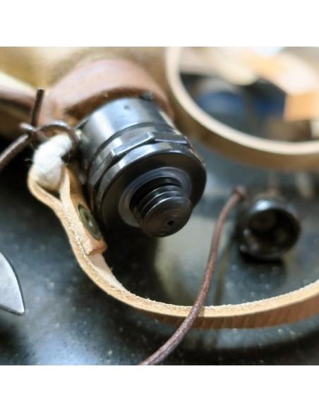 Bota de Vino Envejecida Interior de Látex AUTÉNTICA PIEL DE CABRA