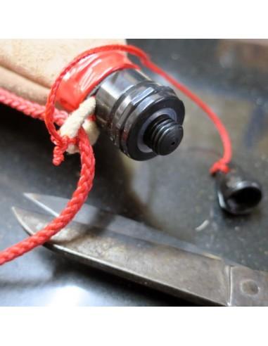 Bota de Vino de Pez Recta Color Natural AUTÉNTICA PIEL DE CABRA