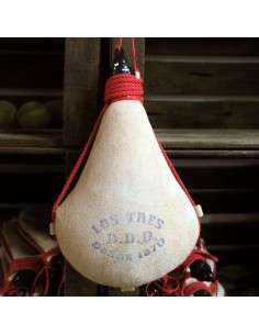 Bota de Vino de Látex Recta Color Natural AUTÉNTICA PIEL DE CABRA